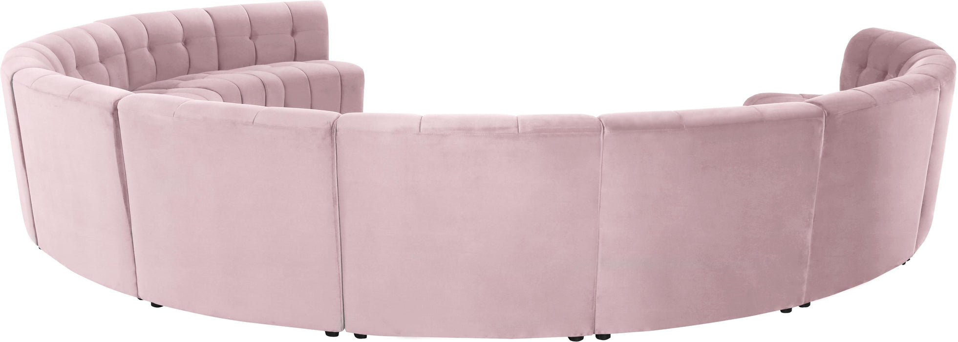 Limitless Pink Velvet 11pc. Modular Sectional - Just Furniture (PA) - Multi Location
