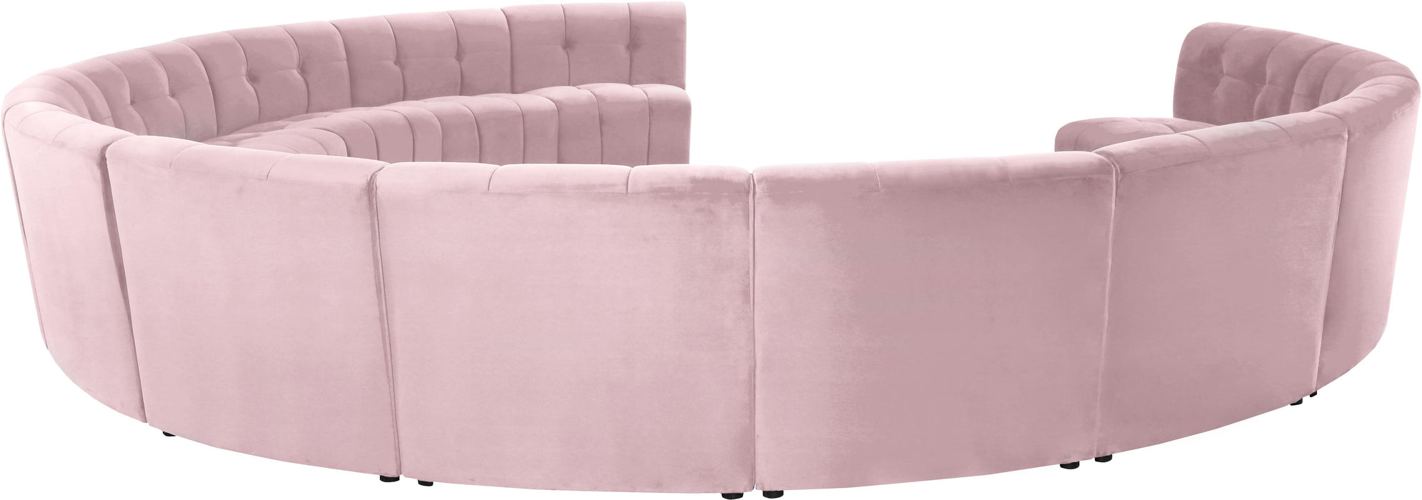 Limitless Pink Velvet 13pc. Modular Sectional - Just Furniture (PA) - Multi Location