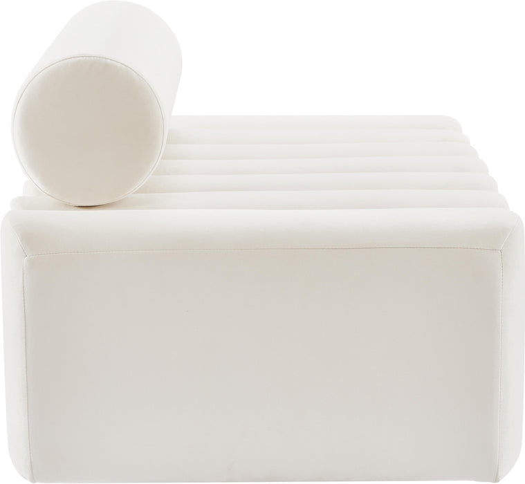 Melody Cream Velvet Loveseat - Just Furniture (PA) - Multi Location