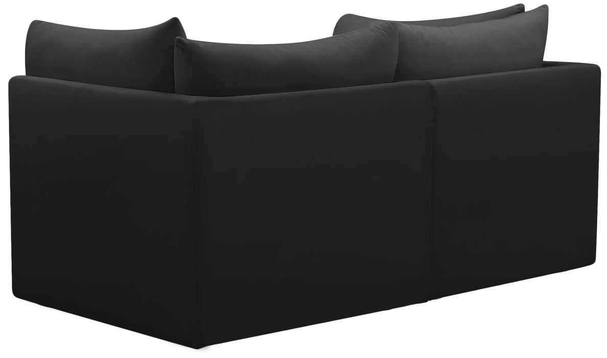 Jacob Black Velvet Modular Sofa - Just Furniture (PA) - Multi Location