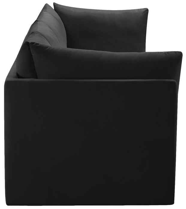 Jacob Black Velvet Modular Sofa - Just Furniture (PA) - Multi Location