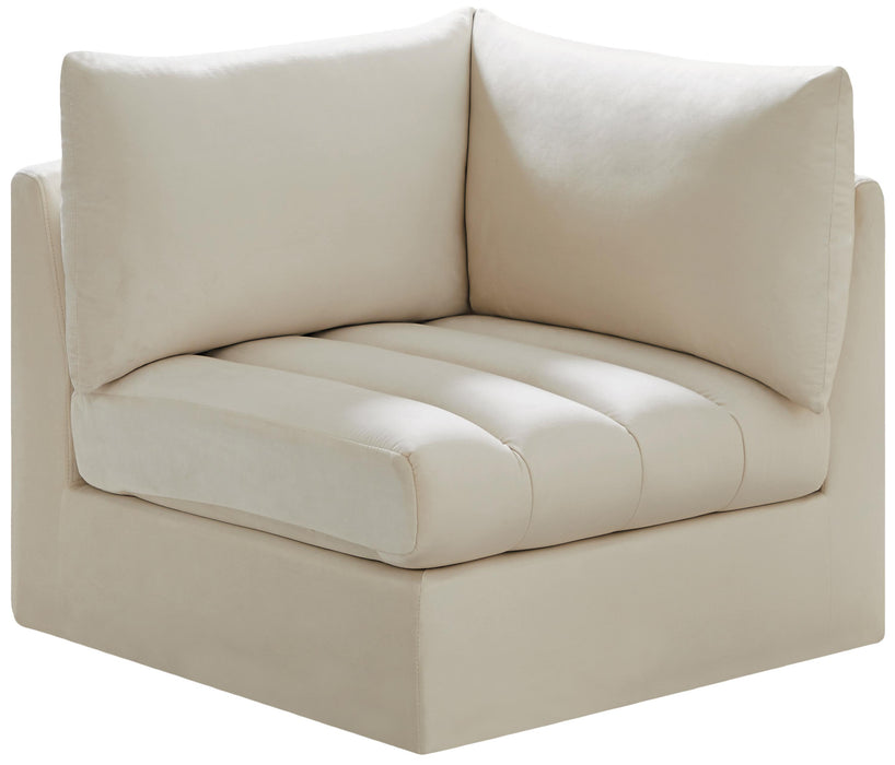 Jacob Cream Velvet Corner