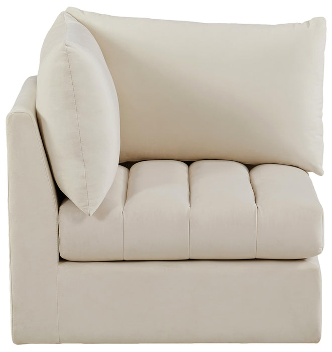 Jacob Cream Velvet Corner - Just Furniture (PA) - Multi Location