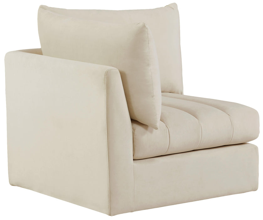 Jacob Cream Velvet Corner - Just Furniture (PA) - Multi Location