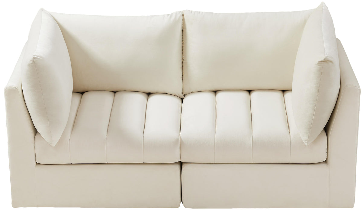 Jacob Cream Velvet Modular Sofa - Just Furniture (PA) - Multi Location