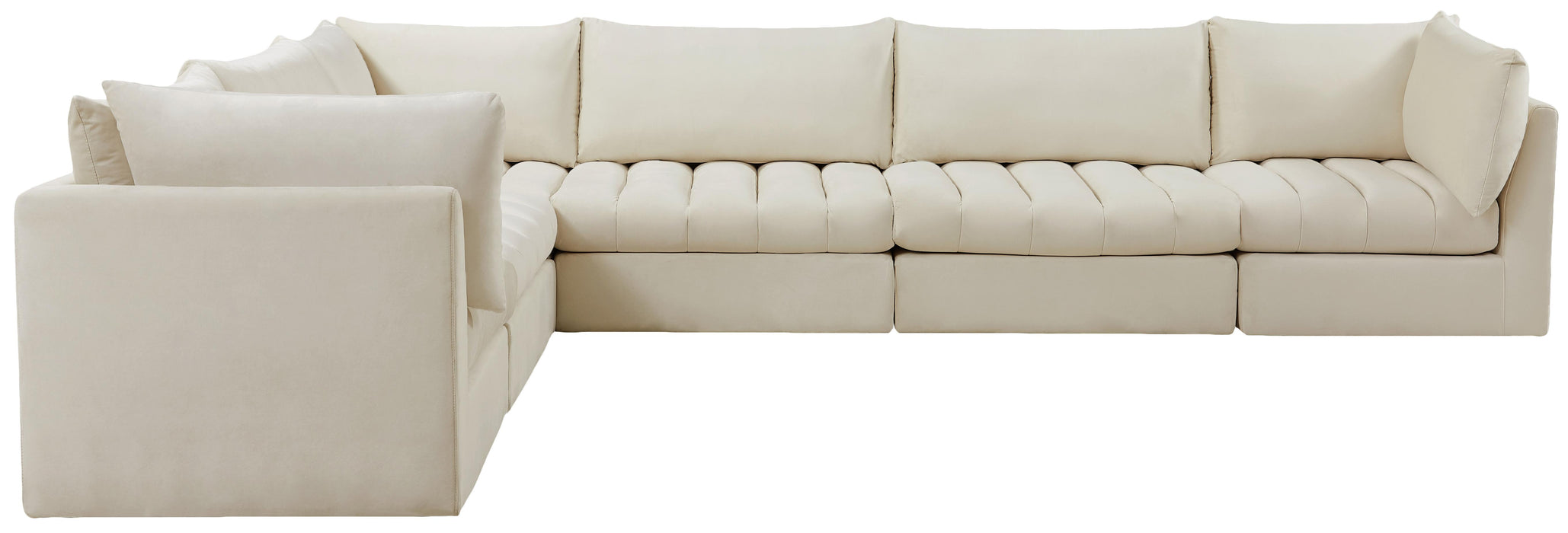 Jacob Cream Velvet Modular Sectional - Just Furniture (PA) - Multi Location
