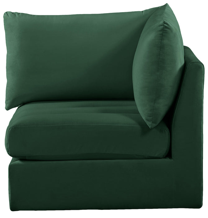 Jacob Green Velvet Corner - Just Furniture (PA) - Multi Location