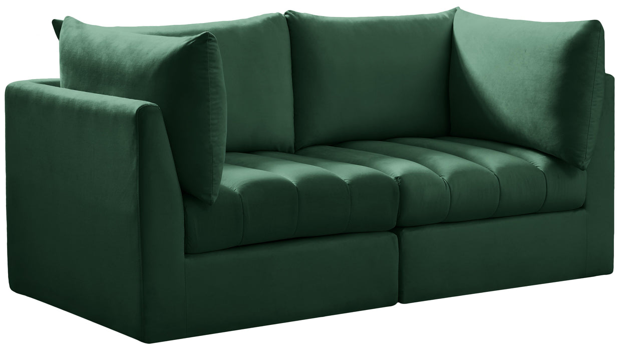 Jacob Green Velvet Modular Sofa - Just Furniture (PA) - Multi Location