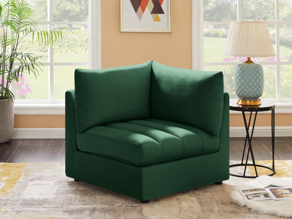 Jacob Green Velvet Corner - Just Furniture (PA) - Multi Location