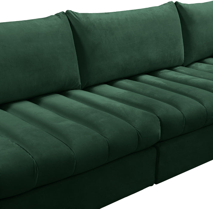 Jacob Green Velvet Modular Sectional - Just Furniture (PA) - Multi Location