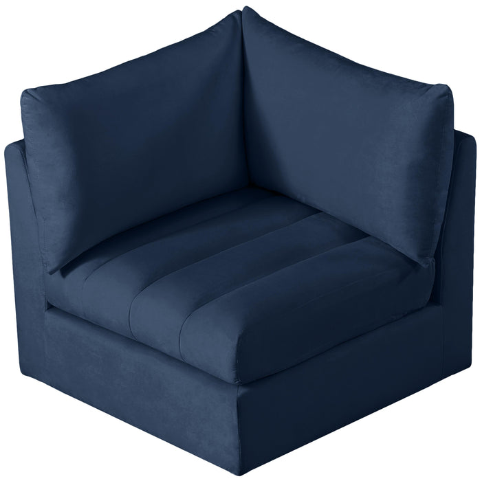 Jacob Navy Velvet Corner - Just Furniture (PA) - Multi Location