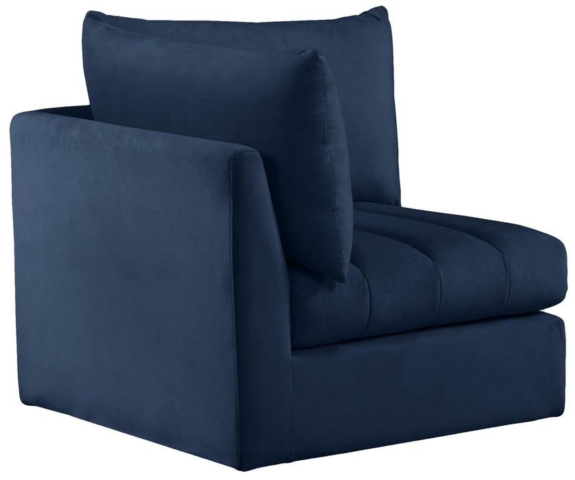 Jacob Navy Velvet Corner - Just Furniture (PA) - Multi Location