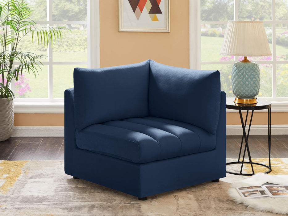 Jacob Navy Velvet Corner - Just Furniture (PA) - Multi Location