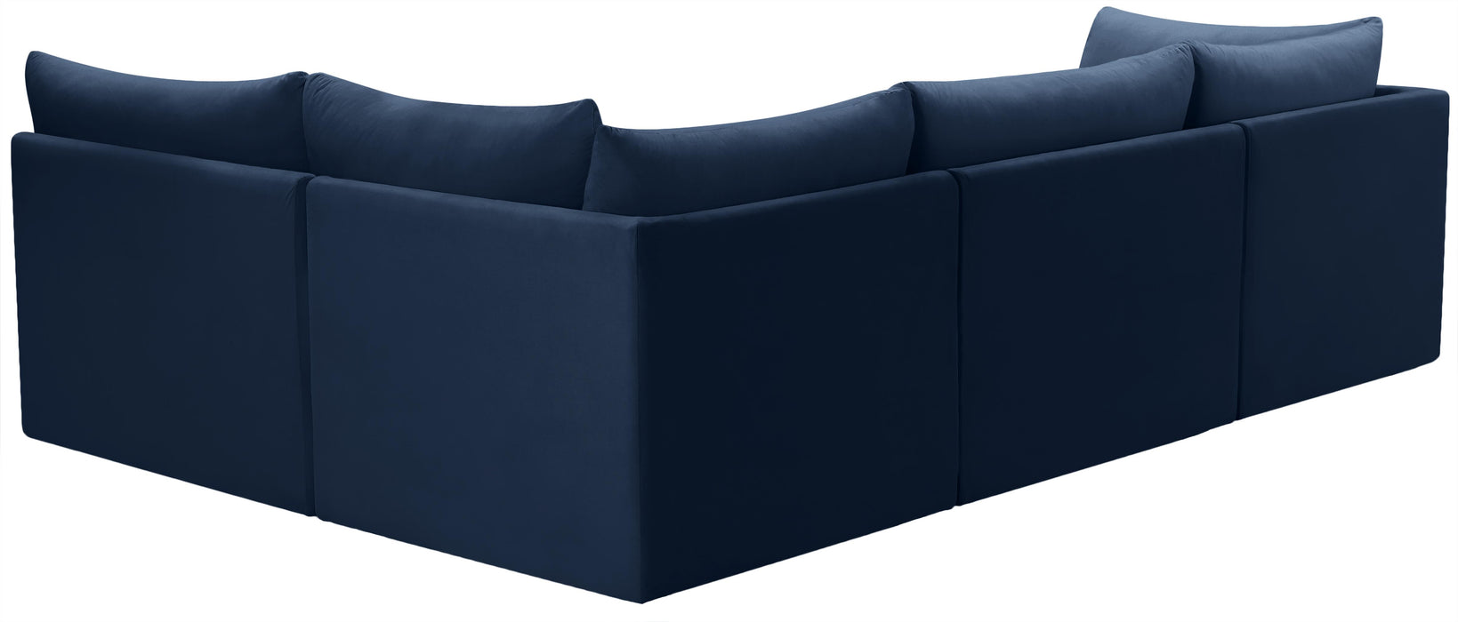 Jacob Navy Velvet Modular Sectional - Just Furniture (PA) - Multi Location