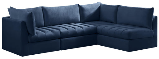 Jacob Navy Velvet Modular Sectional - Just Furniture (PA) - Multi Location