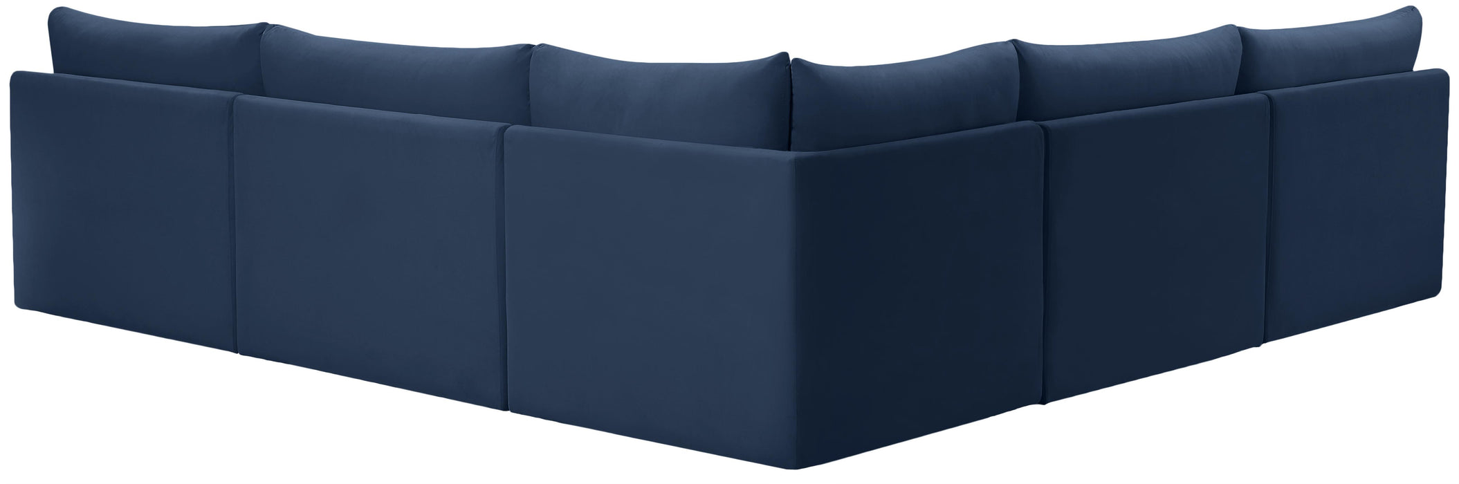 Jacob Navy Velvet Modular Sectional - Just Furniture (PA) - Multi Location