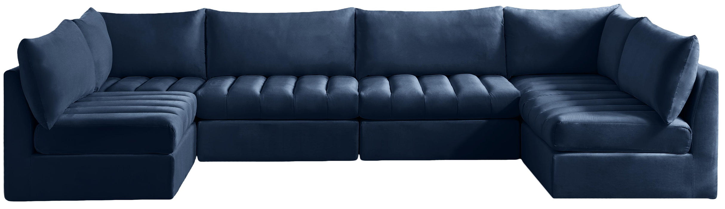 Jacob Navy Velvet Modular Sectional - Just Furniture (PA) - Multi Location