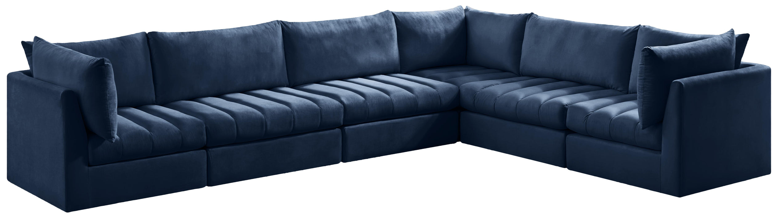 Jacob Navy Velvet Modular Sectional - Just Furniture (PA) - Multi Location