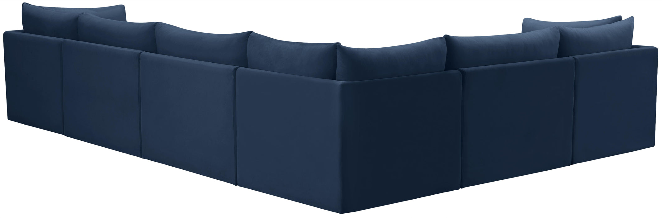 Jacob Navy Velvet Modular Sectional - Just Furniture (PA) - Multi Location