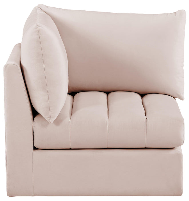 Jacob Pink Velvet Corner - Just Furniture (PA) - Multi Location