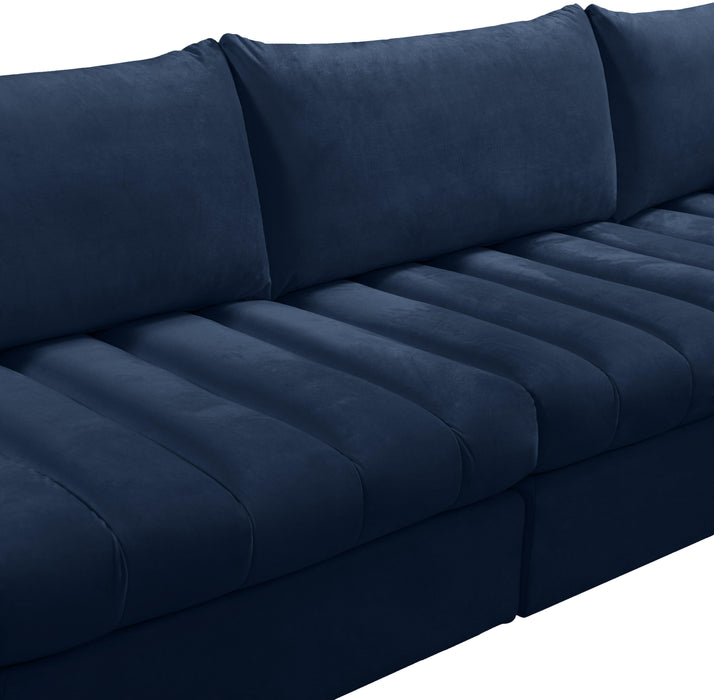 Jacob Navy Velvet Modular Sectional - Just Furniture (PA) - Multi Location
