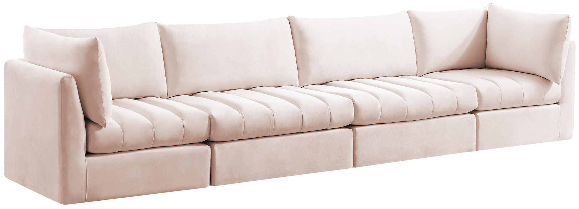 Jacob Pink Velvet Modular Sofa - Just Furniture (PA) - Multi Location