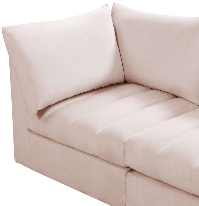 Jacob Pink Velvet Modular Sofa - Just Furniture (PA) - Multi Location