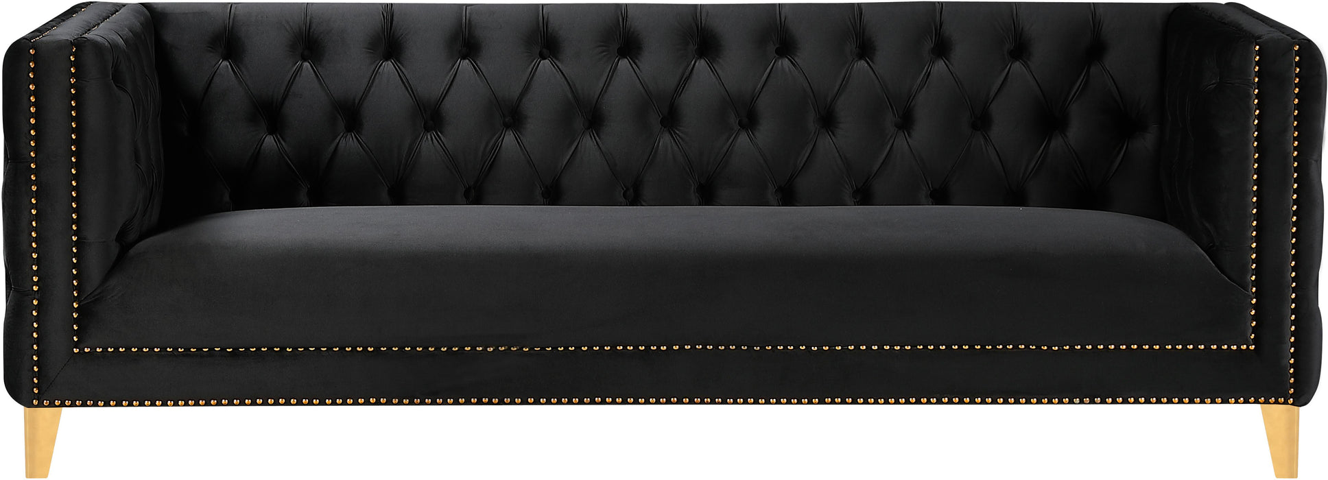 Michelle Black Velvet Sofa - Just Furniture (PA) - Multi Location