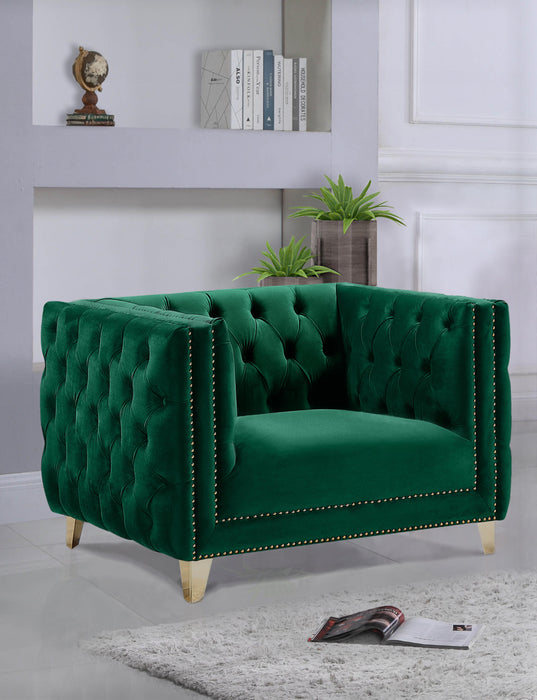 Michelle Green Velvet Chair - Just Furniture (PA) - Multi Location
