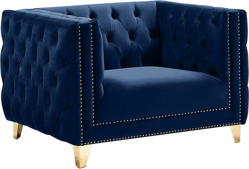 Michelle Navy Velvet Chair - Just Furniture (PA) - Multi Location