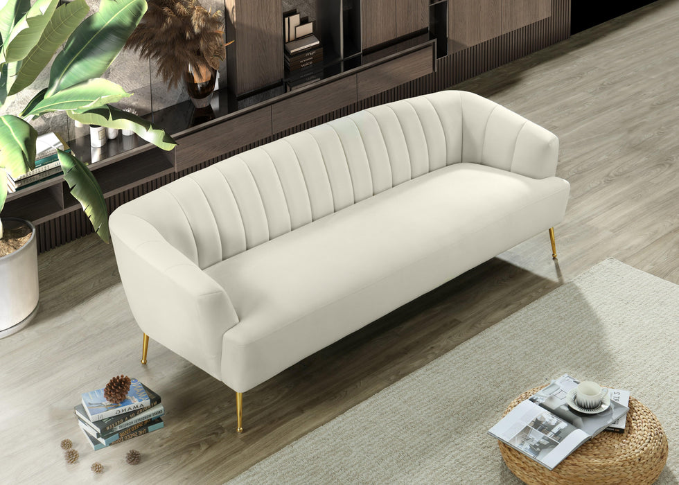 Tori Cream Velvet Sofa - Just Furniture (PA) - Multi Location