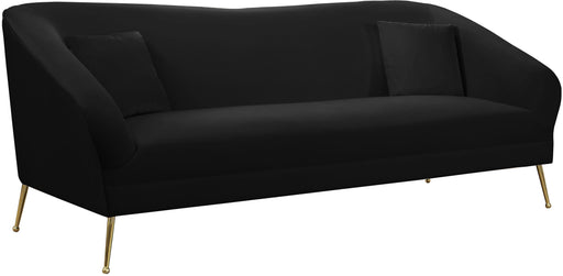 Hermosa Black Velvet Sofa - Just Furniture (PA) - Multi Location