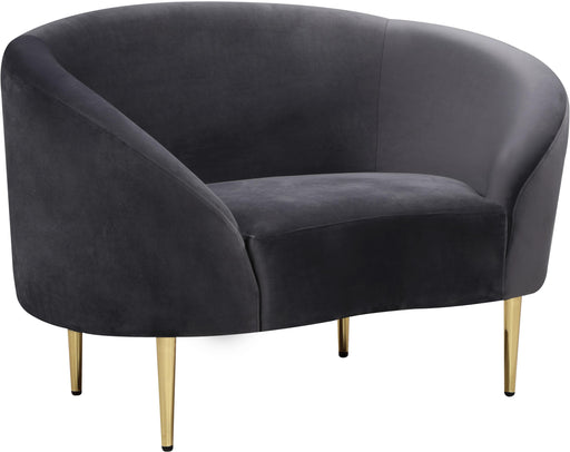 Ritz Grey Velvet Chair - Just Furniture (PA) - Multi Location