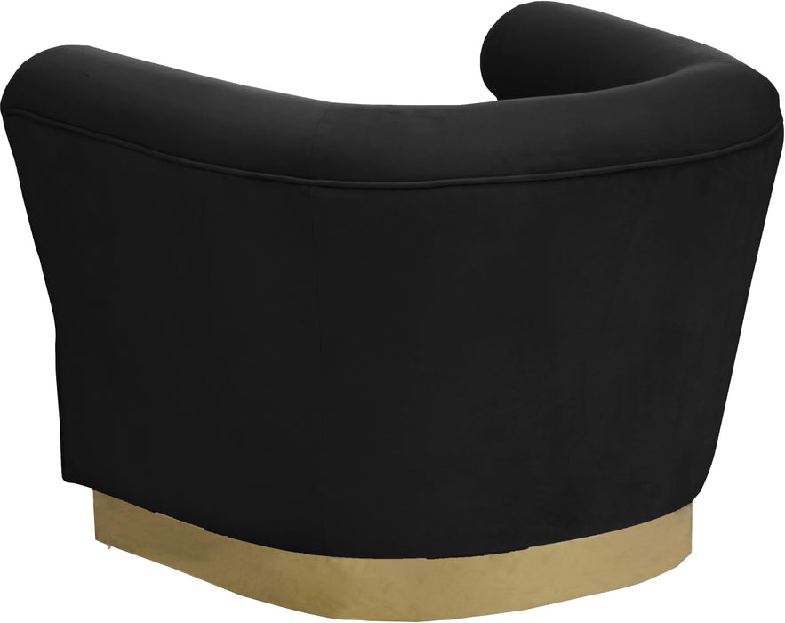 Bellini Black Velvet Chair - Just Furniture (PA) - Multi Location
