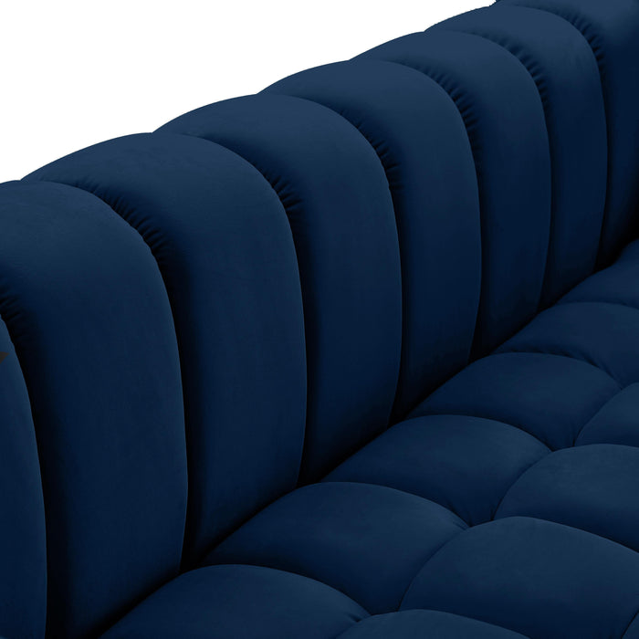 Gwen Navy Velvet Chair - Just Furniture (PA) - Multi Location