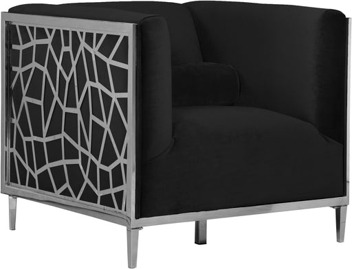 Opal Black Velvet Chair - Just Furniture (PA) - Multi Location