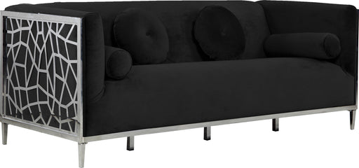 Opal Black Velvet Sofa - Just Furniture (PA) - Multi Location