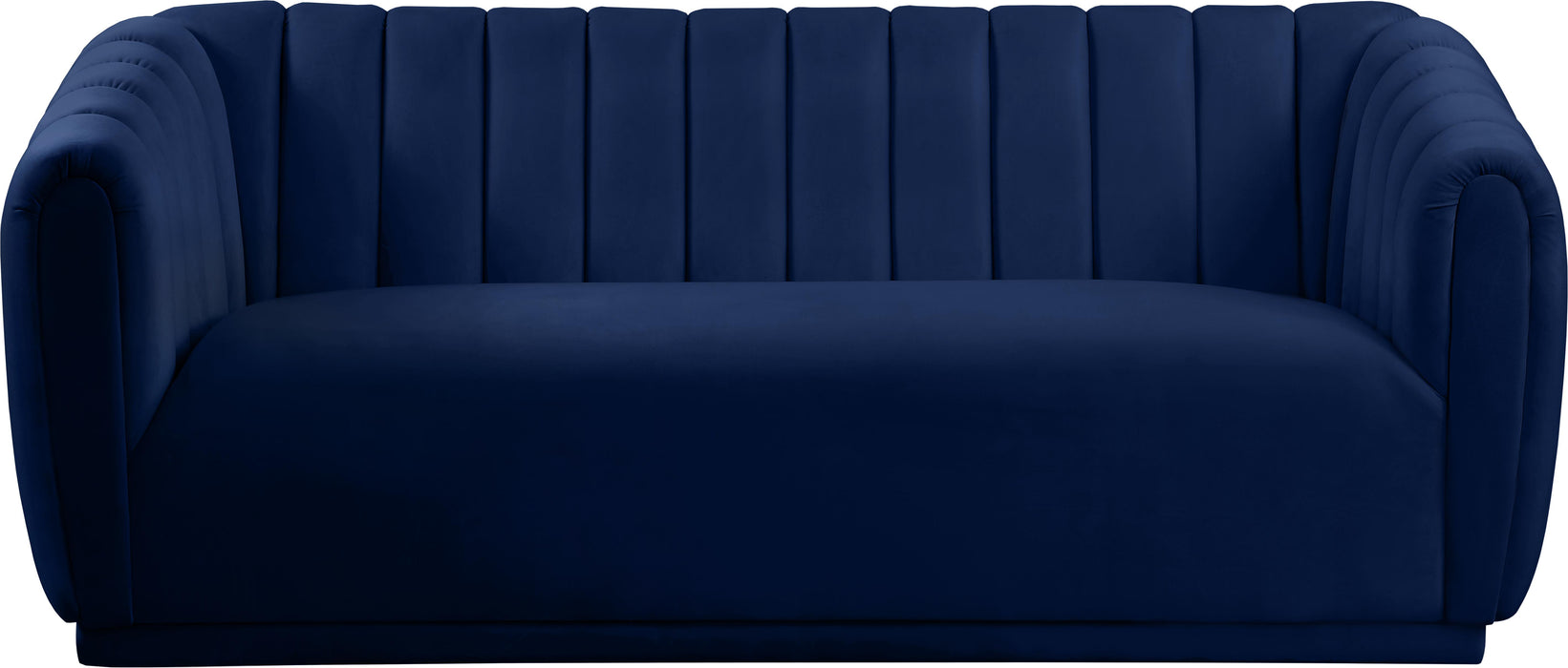 Dixie Navy Velvet Sofa - Just Furniture (PA) - Multi Location