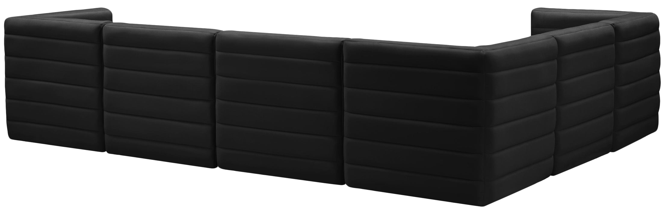 Quincy Black Velvet Modular Sectional - Just Furniture (PA) - Multi Location