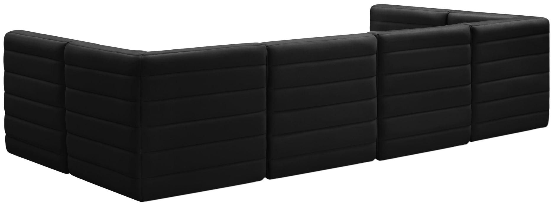 Quincy Black Velvet Modular Sectional - Just Furniture (PA) - Multi Location