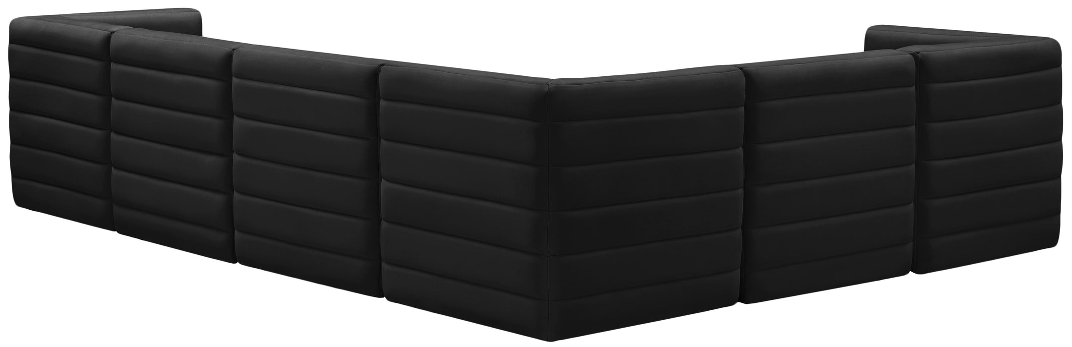 Quincy Black Velvet Modular Sectional - Just Furniture (PA) - Multi Location