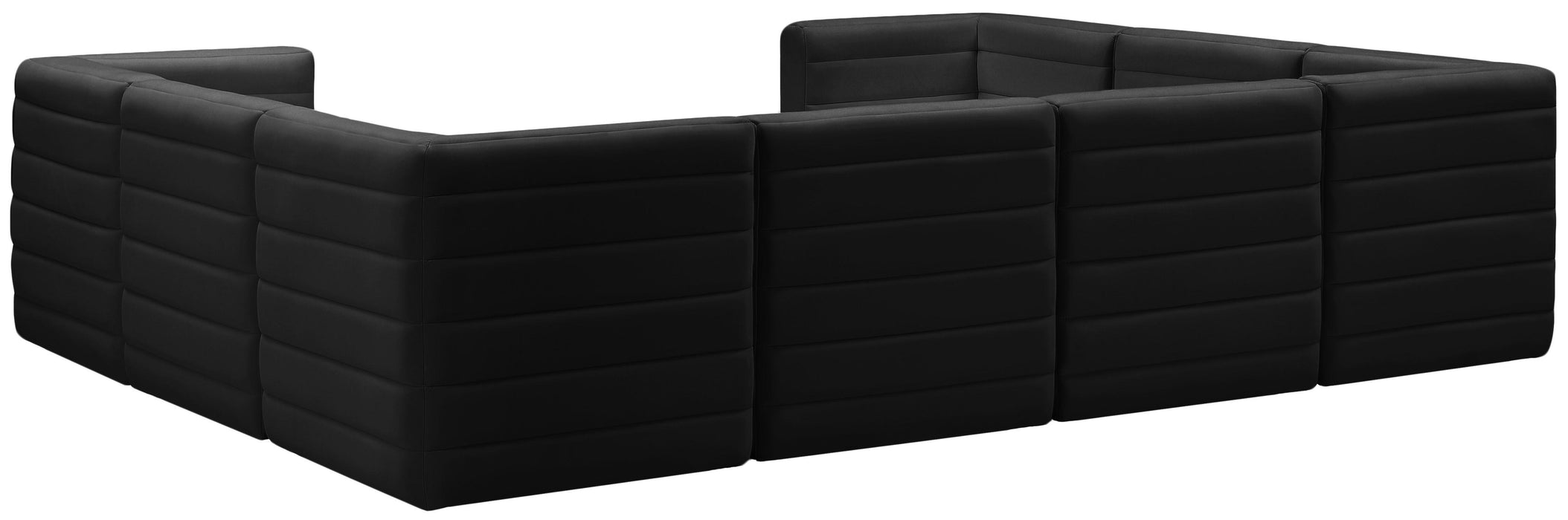 Quincy Black Velvet Modular Sectional - Just Furniture (PA) - Multi Location