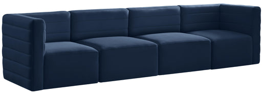 Quincy Navy Velvet Modular Sofa - Just Furniture (PA) - Multi Location