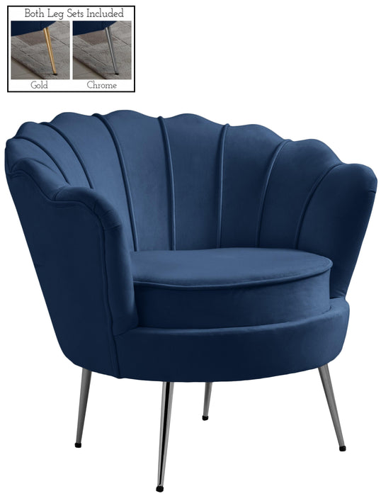 Gardenia Navy Velvet Chair - Just Furniture (PA) - Multi Location