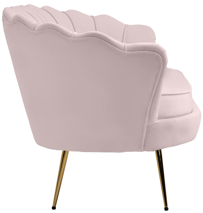 Gardenia Pink Velvet Loveseat - Just Furniture (PA) - Multi Location