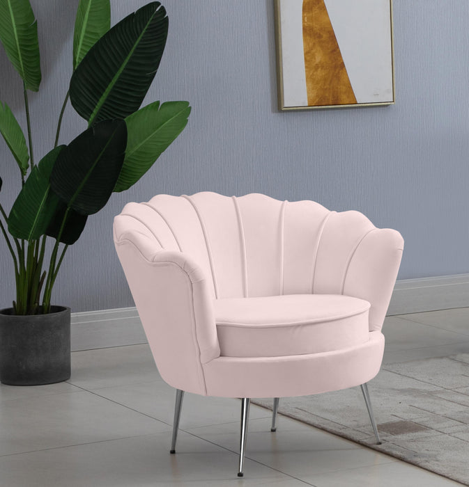 Gardenia Pink Velvet Chair - Just Furniture (PA) - Multi Location