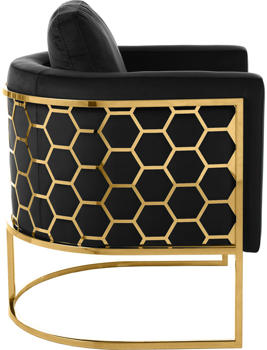 Casa Black Velvet Chair - Just Furniture (PA) - Multi Location