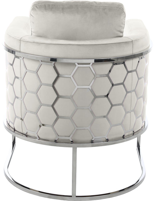 Casa Cream Velvet Chair - Just Furniture (PA) - Multi Location