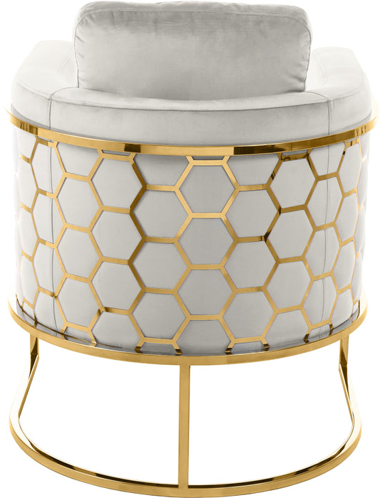 Casa Cream Velvet Chair - Just Furniture (PA) - Multi Location