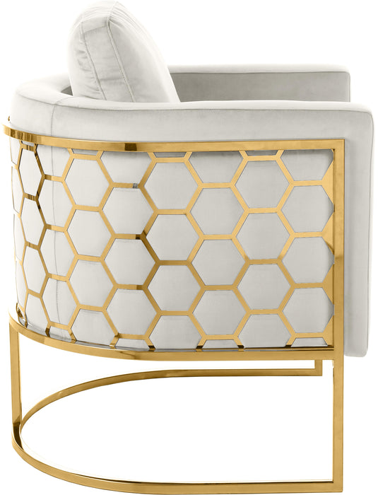 Casa Cream Velvet Chair - Just Furniture (PA) - Multi Location